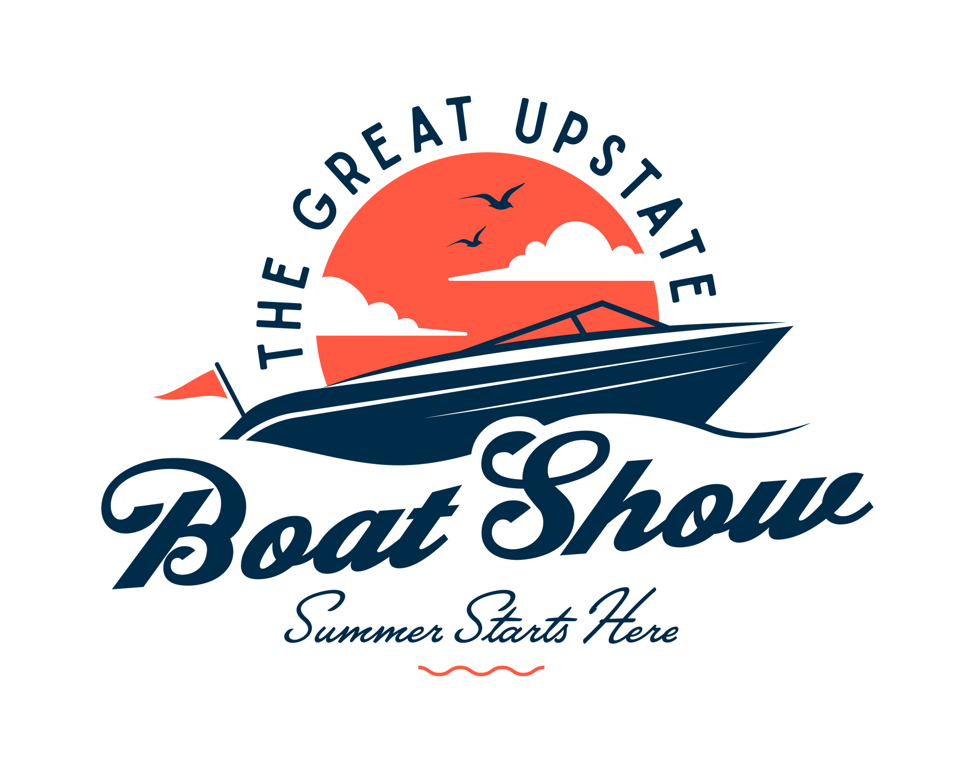 The Great Upstate Boat Show logo